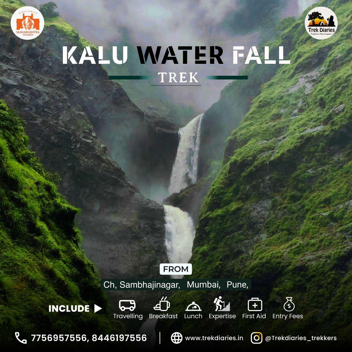 Trek to Gods Valley Kalu Waterfall 