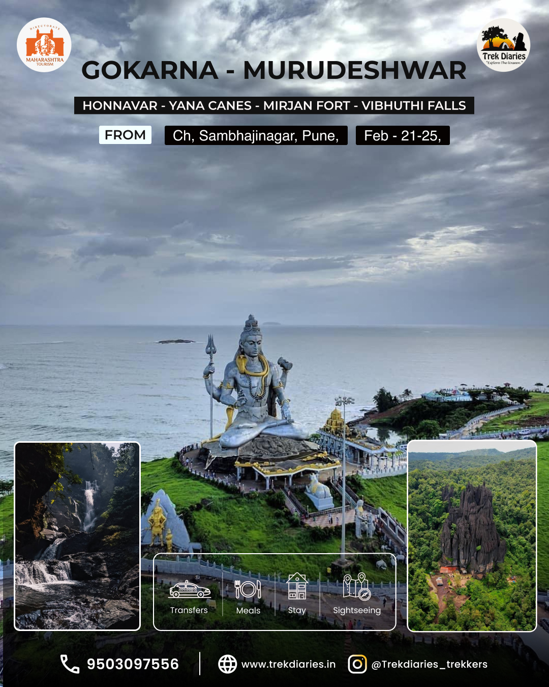 Gokarna - Honnavar - Murudeshwar 