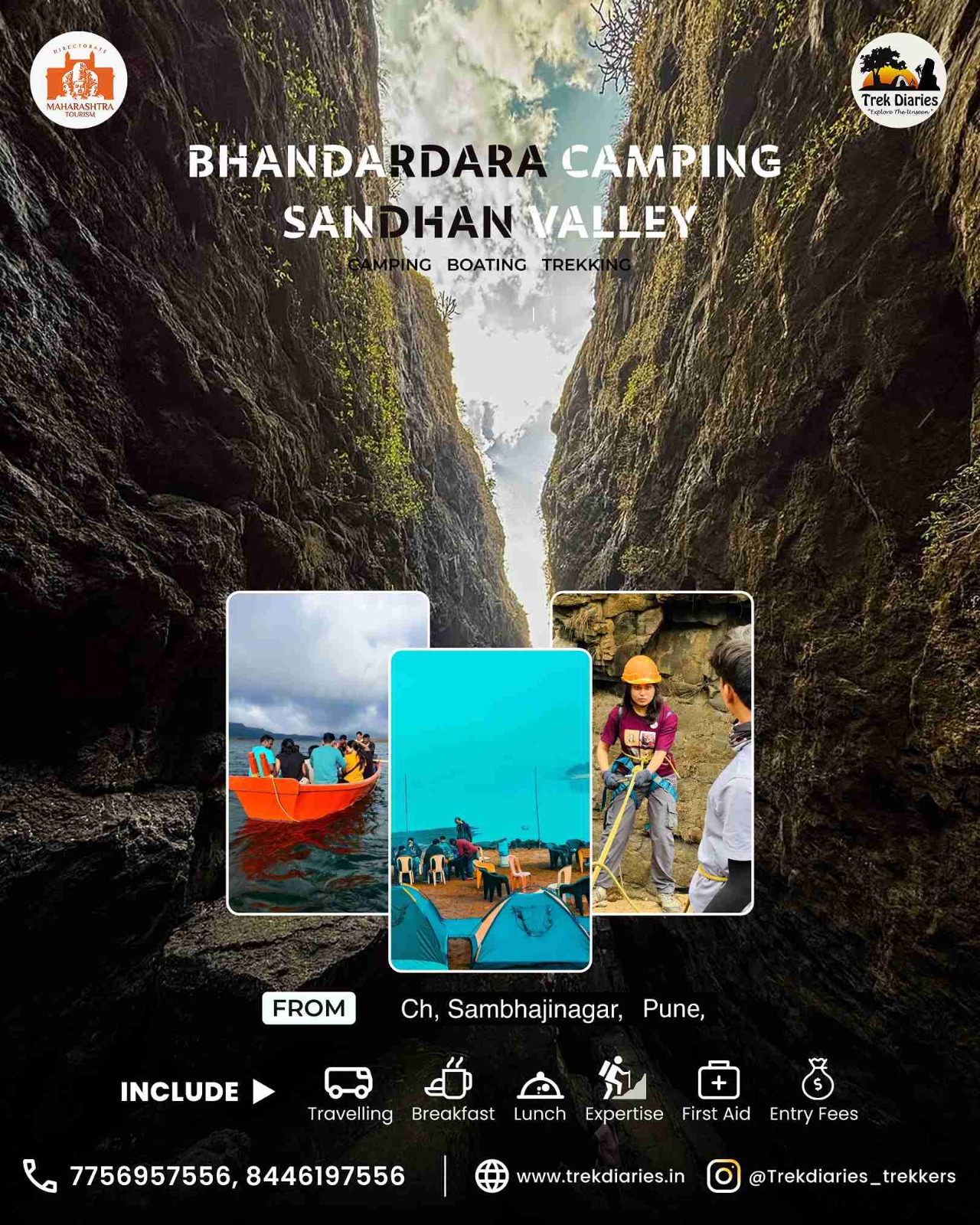 Bhandardara  Camping and Trek to Sandhan Valley 
